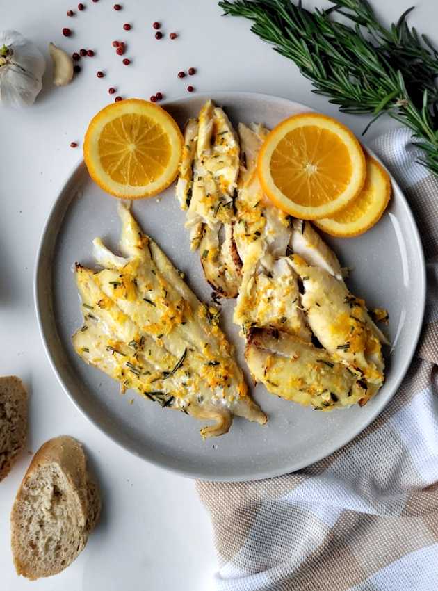 Air Fryer Orange Rosemary Haddock Healthy Recipe from our Dietitian Nutritionist TeamNutrition